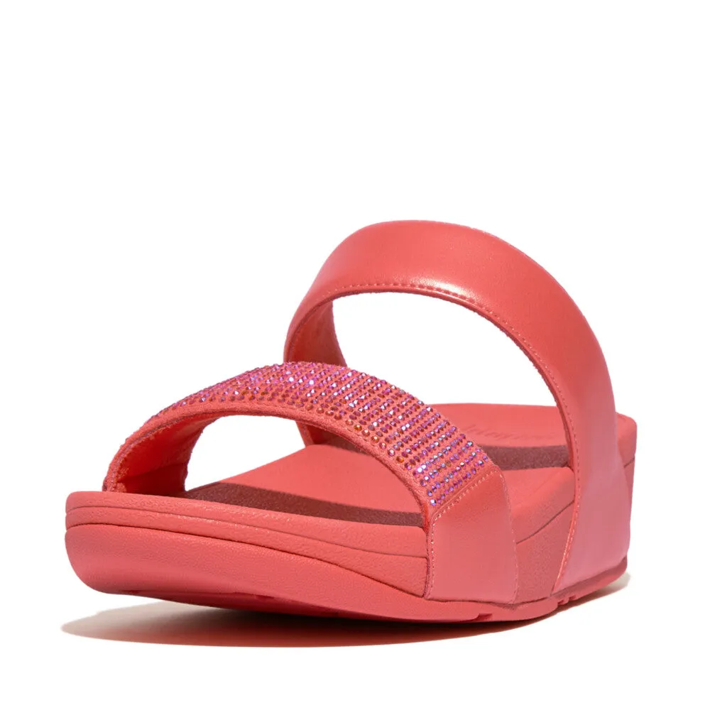 รองเท้าแตะแบบสวม ผู้หญิง รุ่น LULU CRYSTAL SLIDES