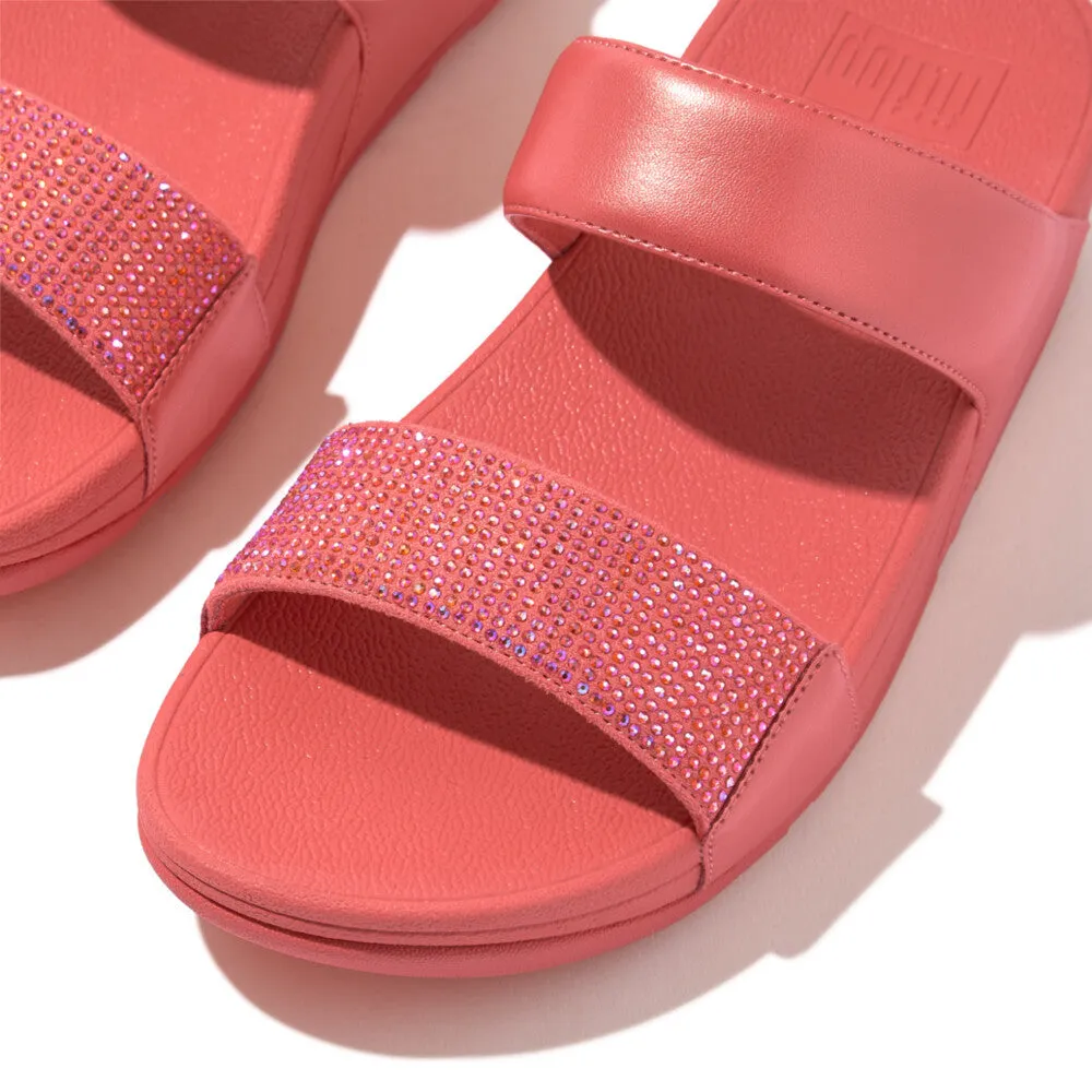 รองเท้าแตะแบบสวม ผู้หญิง รุ่น LULU CRYSTAL SLIDES