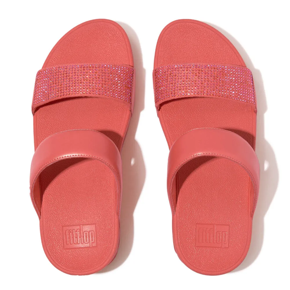 รองเท้าแตะแบบสวม ผู้หญิง รุ่น LULU CRYSTAL SLIDES