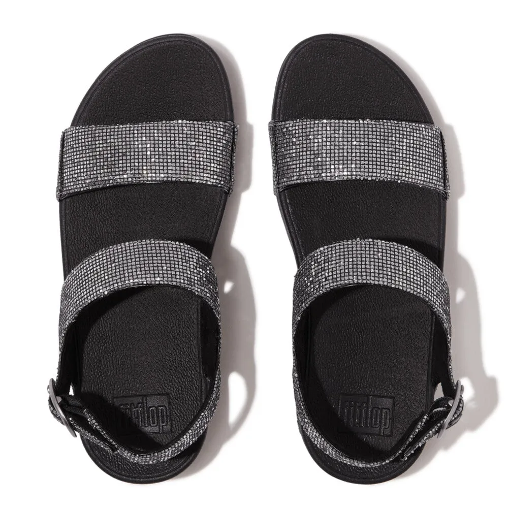 รองเท้าแตะแบบรัดส้น ผู้หญิง รุ่น LULU GLITTERBALL BACK-STRAP SANDALS