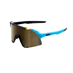 100% S3 - BWR Black - Soft Gold Mirror Lens