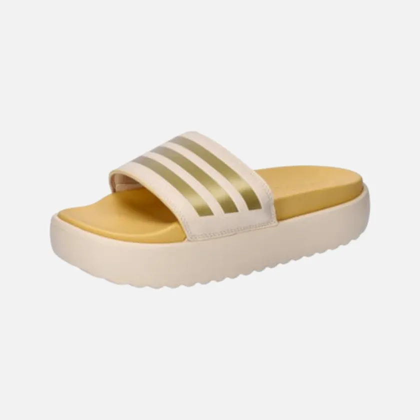 Adidas Adilette Paltform Women's Slide -Crystal Sand