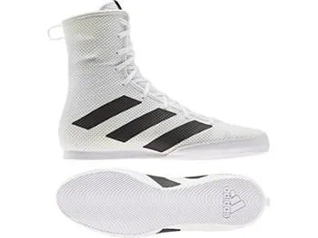 Adidas Box Hog 3 Boxing Boots - White