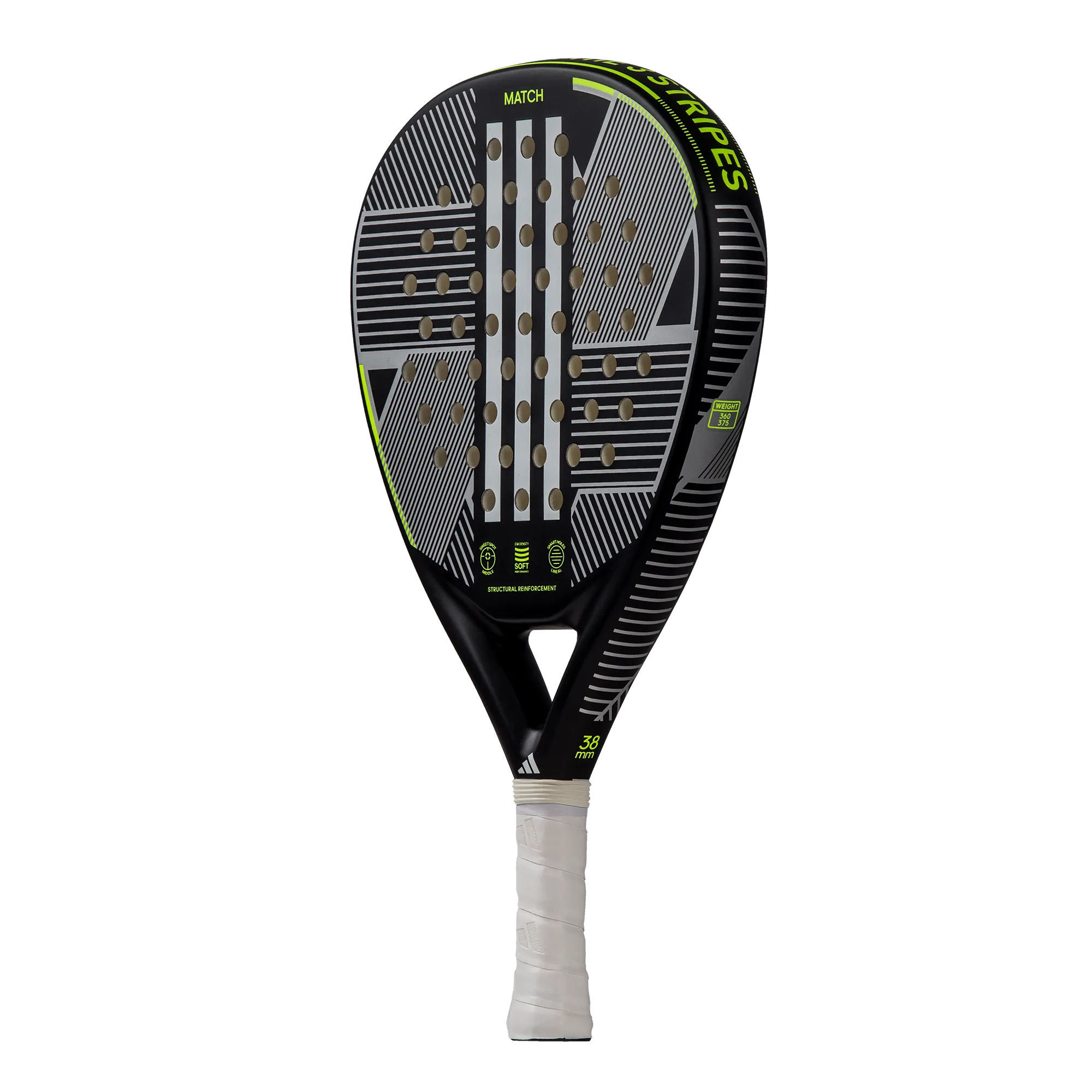 Adidas Match 3.3 Padel Racket Black/Lime