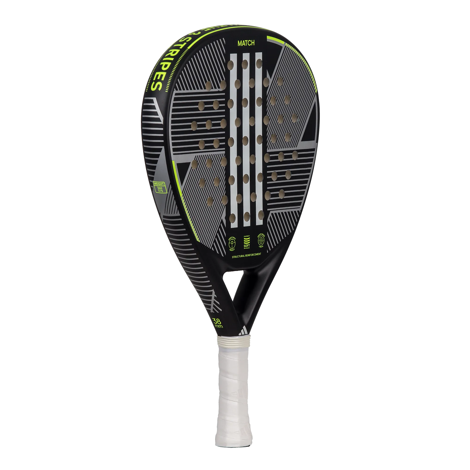 Adidas Match 3.3 Padel Racket Black/Lime