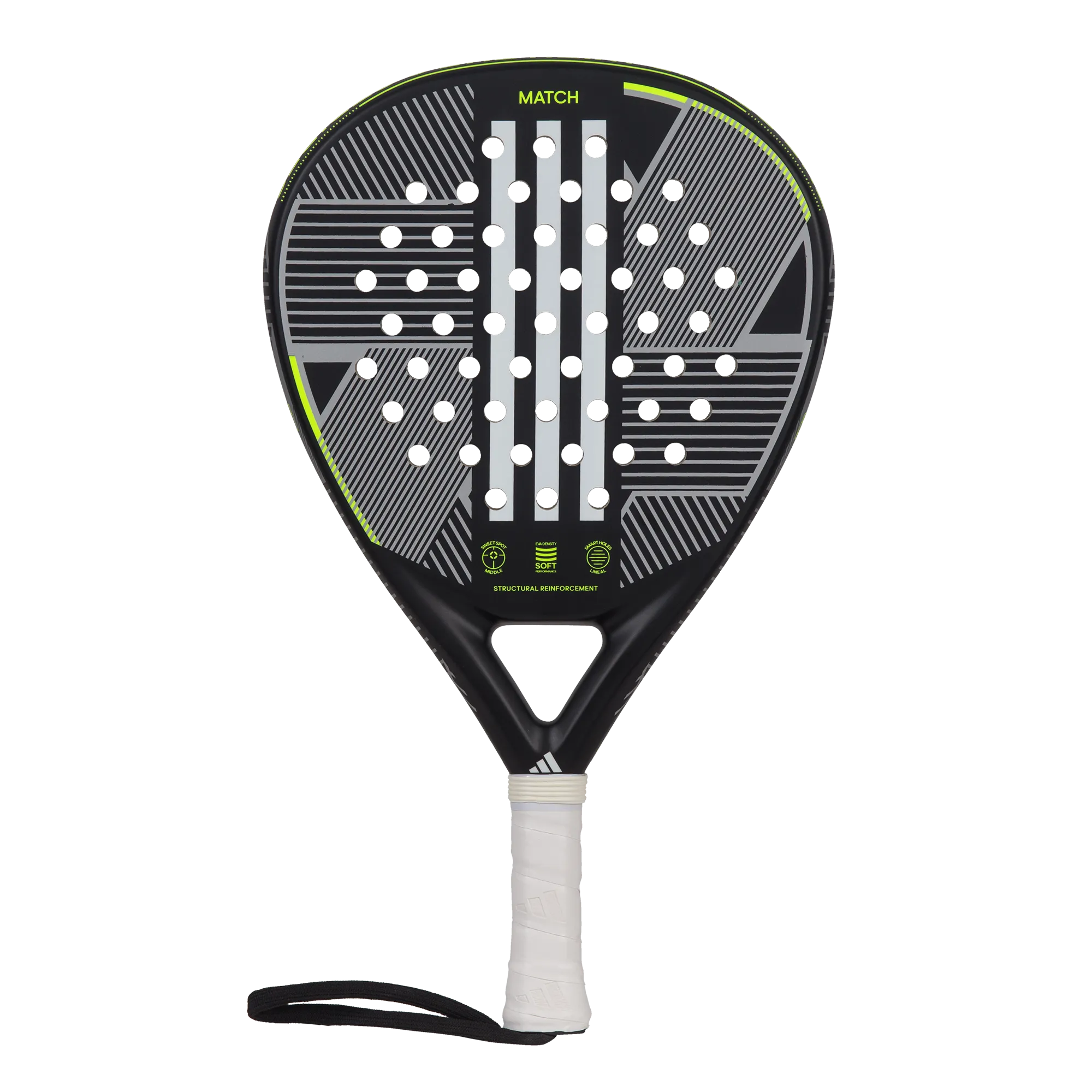 Adidas Match 3.3 Padel Racket Black/Lime