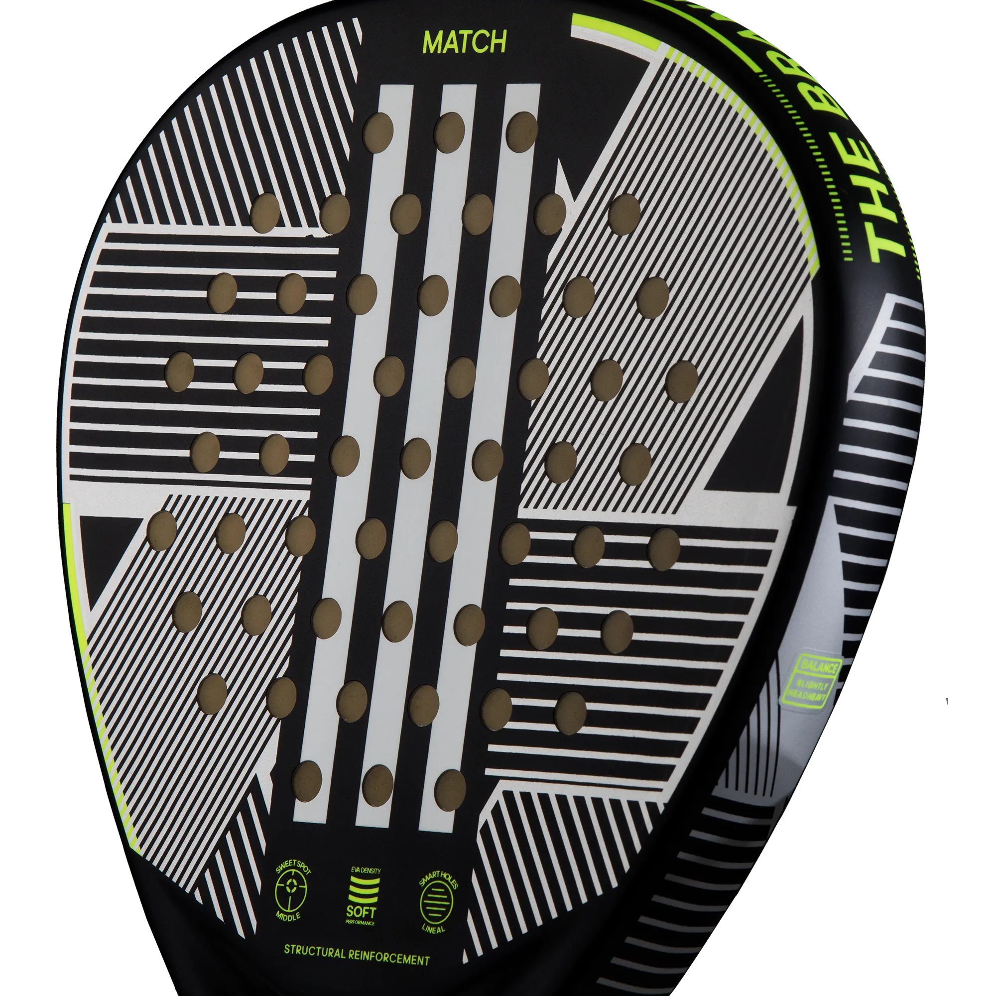 Adidas Match 3.3 Padel Racket Black/Lime