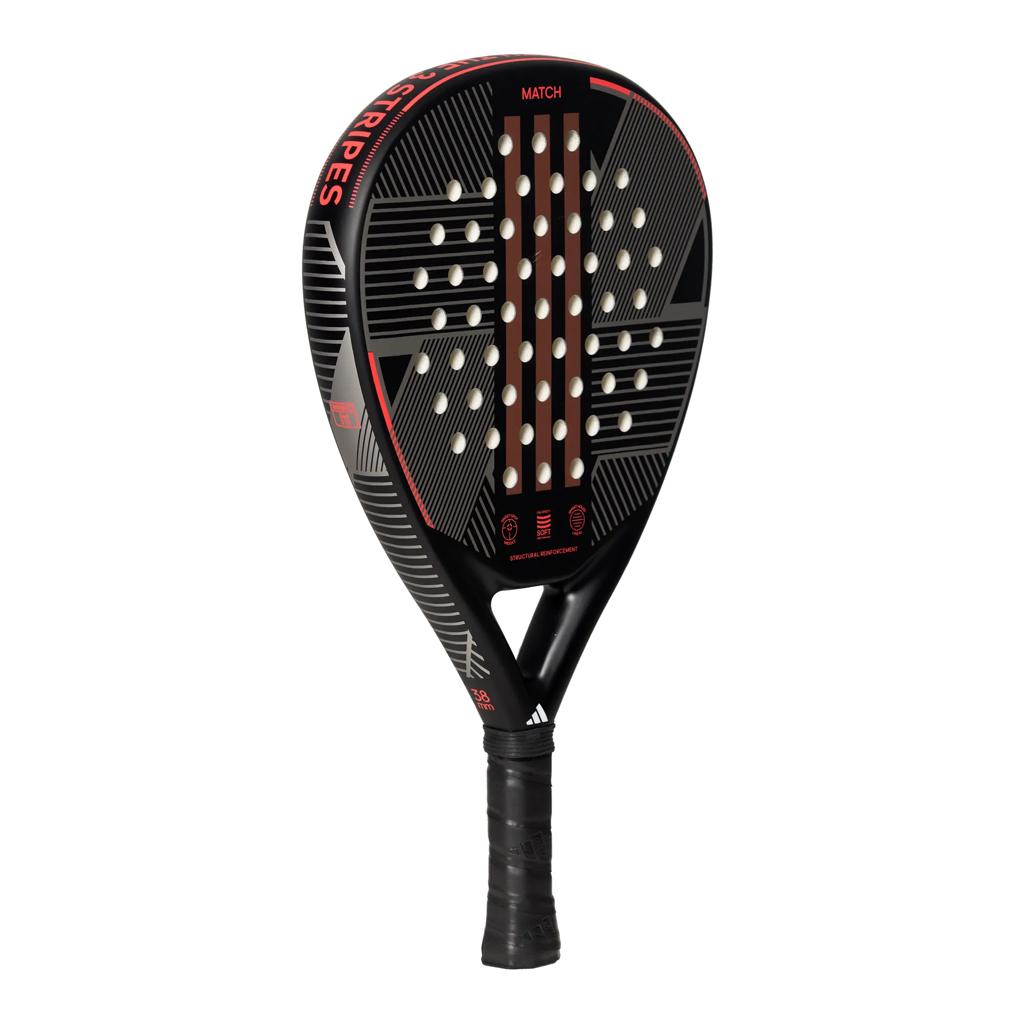 Adidas Match 3.3 Padel Racket Black/Red