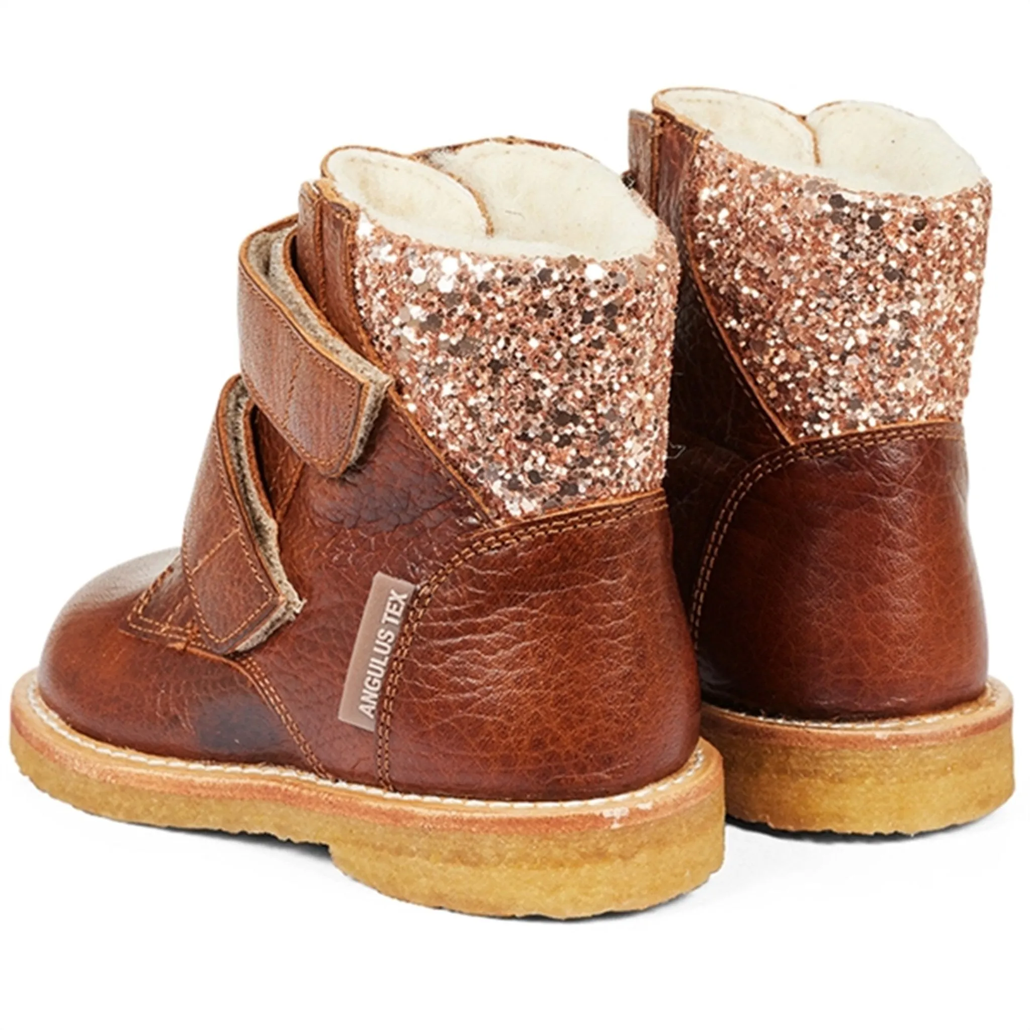 Angulus Starter Tex boots With Velcro Cognac/Maple