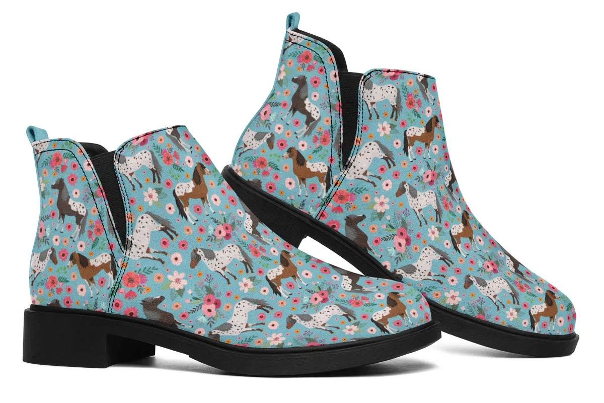 Appaloosa Horse Flower Neat Vibe Boots