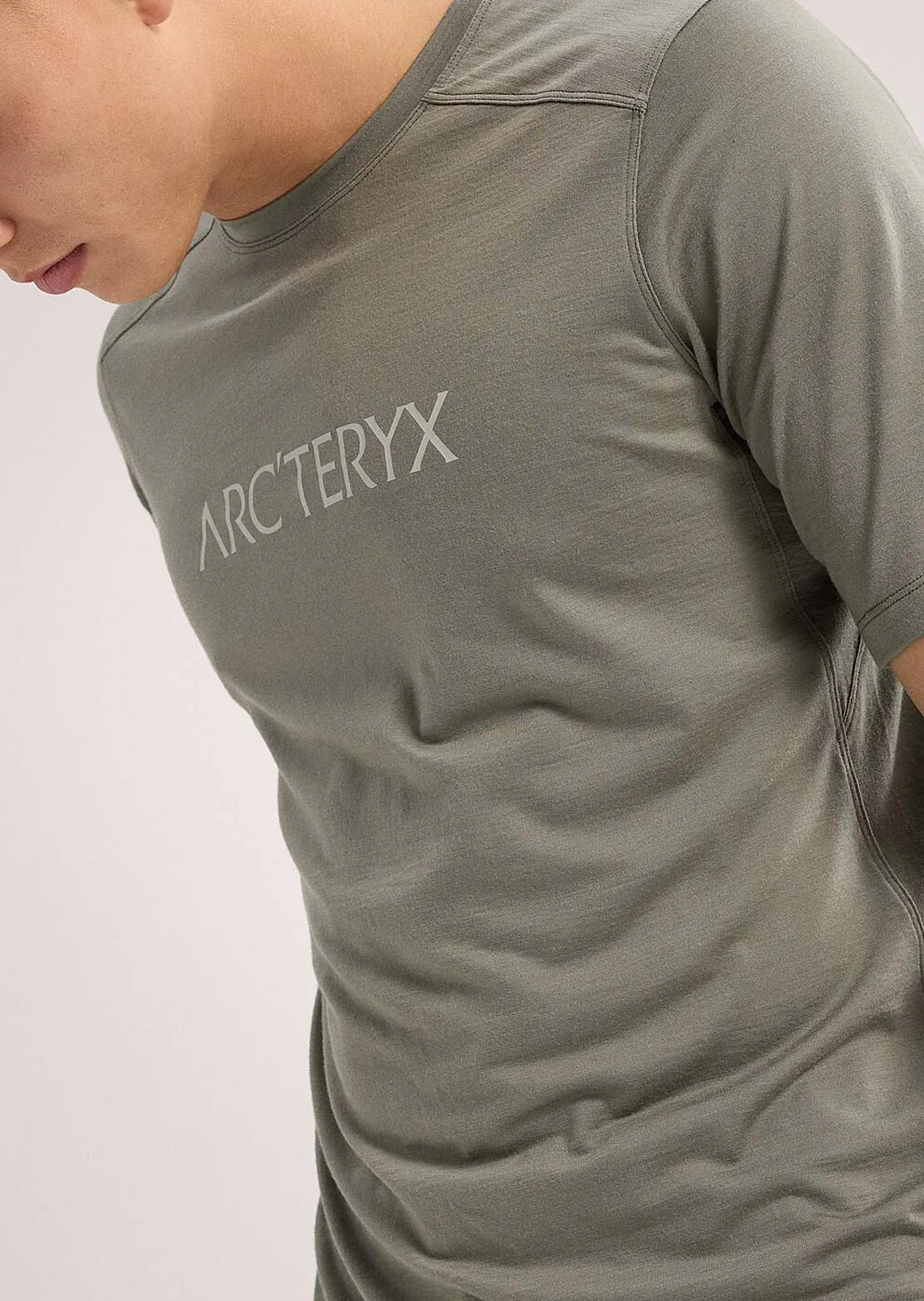 Arc'teryx Men's Ionia Merino Wool Arc'Word Logo SS T-Shirt