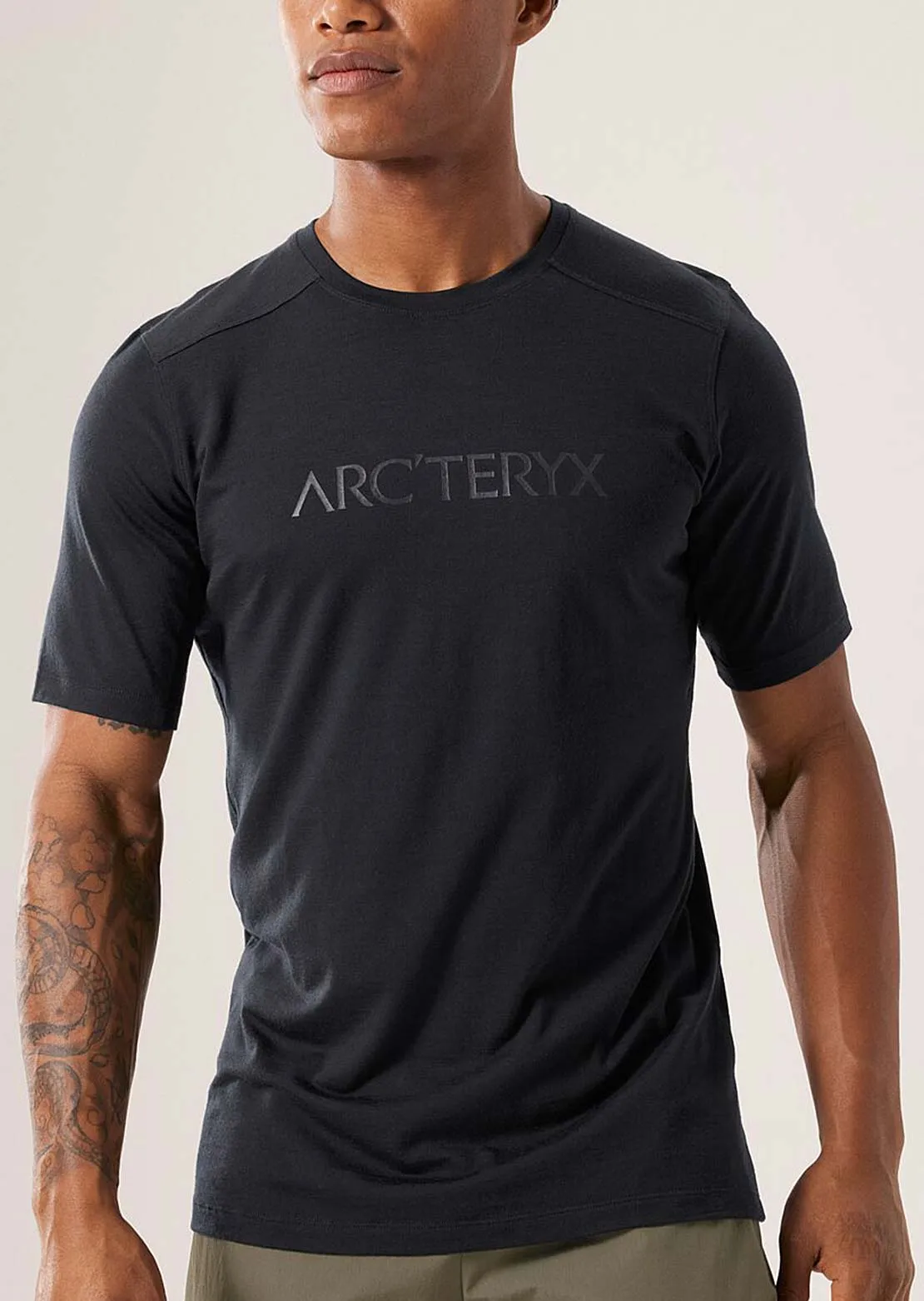 Arc'teryx Men's Ionia Merino Wool Arc'Word Logo SS T-Shirt