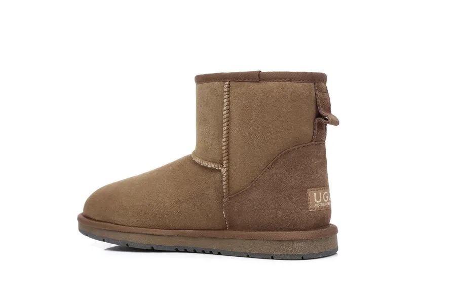 Australian Shepherd Premium Sheepskin Unisex UGG Boots Mini Classic Water Resistant