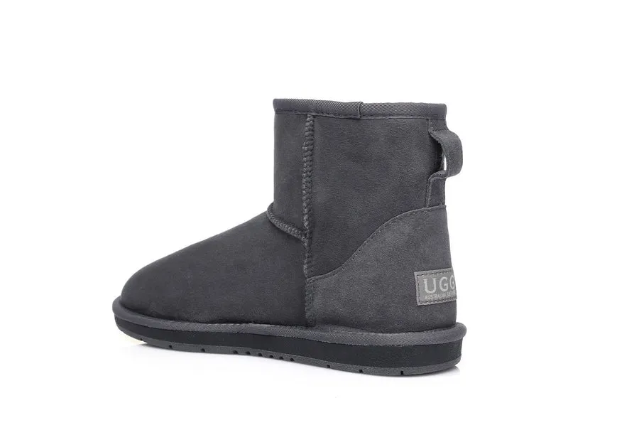 Australian Shepherd Premium Sheepskin Unisex UGG Boots Mini Classic Water Resistant