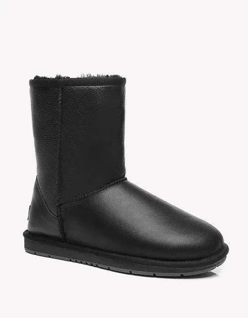 Australian ShepherdDouble-Faced Premium Sheepskin UGG Boots Short Classic Water Resistant