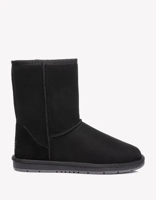 Australian ShepherdDouble-Faced Premium Sheepskin UGG Boots Short Classic Water Resistant