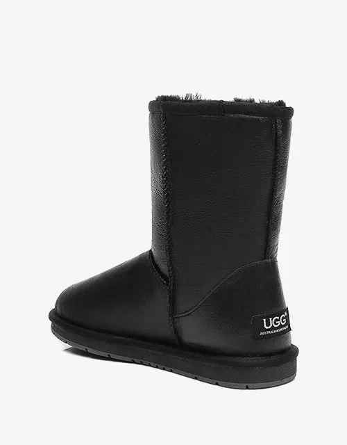 Australian ShepherdDouble-Faced Premium Sheepskin UGG Boots Short Classic Water Resistant