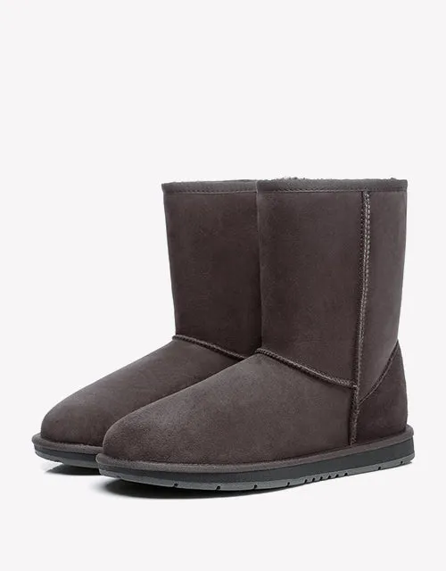 Australian ShepherdDouble-Faced Premium Sheepskin UGG Boots Short Classic Water Resistant