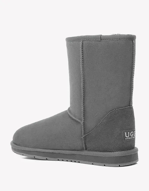 Australian ShepherdDouble-Faced Premium Sheepskin UGG Boots Short Classic Water Resistant