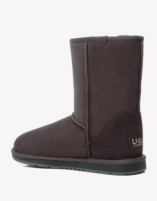 Australian ShepherdDouble-Faced Premium Sheepskin UGG Boots Short Classic Water Resistant