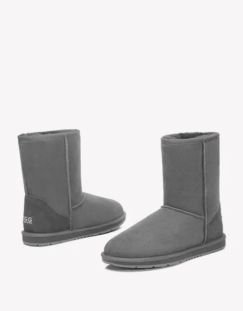 Australian ShepherdDouble-Faced Premium Sheepskin UGG Boots Short Classic Water Resistant