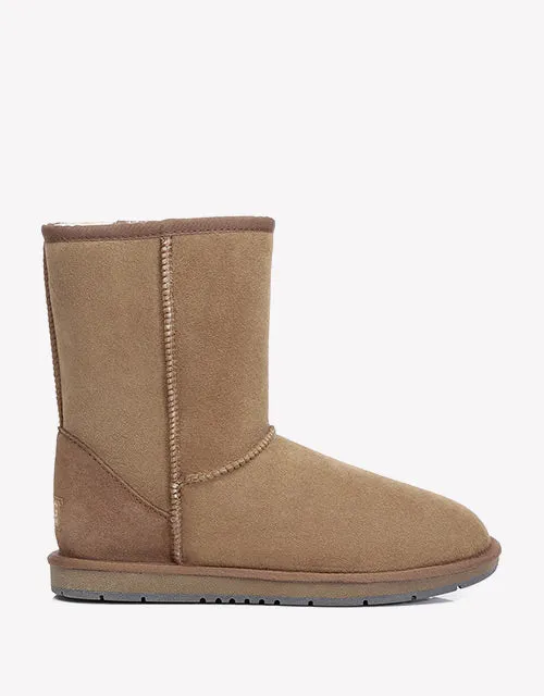 Australian ShepherdDouble-Faced Premium Sheepskin UGG Boots Short Classic Water Resistant