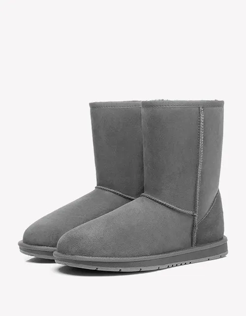 Australian ShepherdDouble-Faced Premium Sheepskin UGG Boots Short Classic Water Resistant