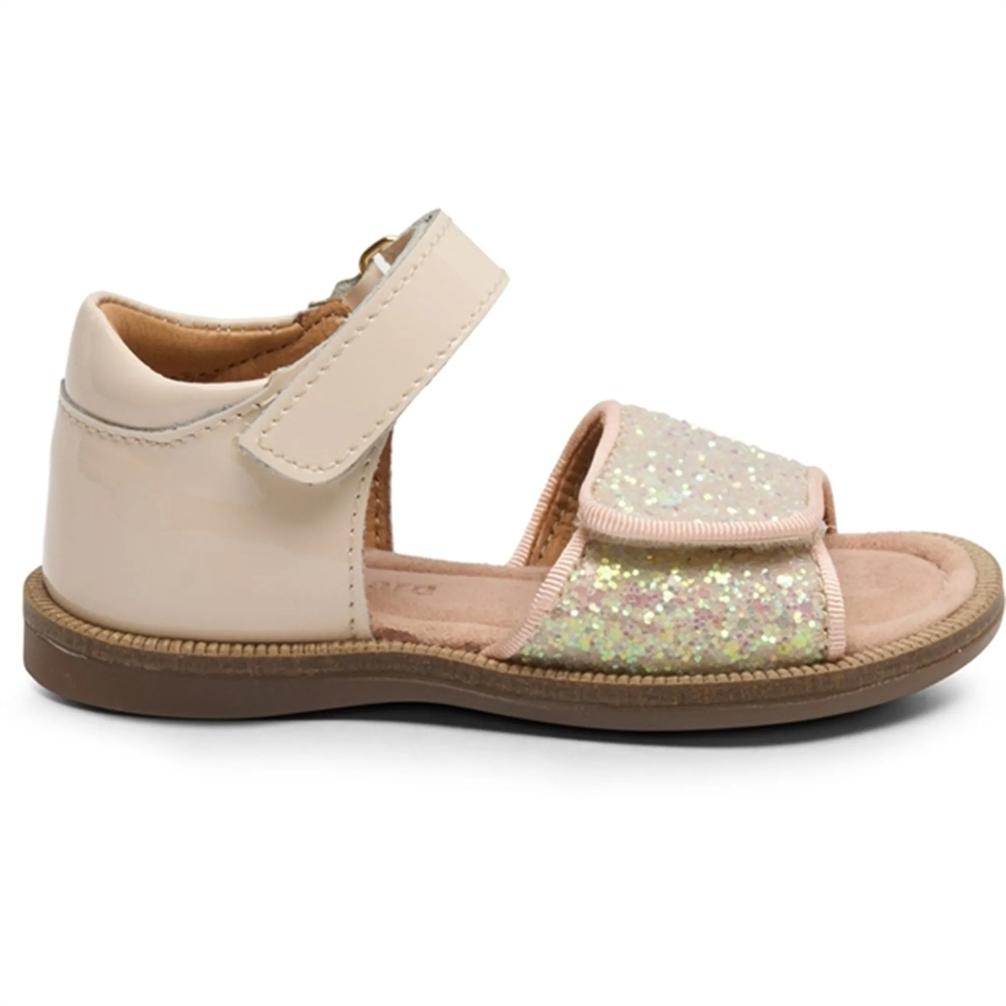 Bisgaard Aida Sandal Patent Vanilla