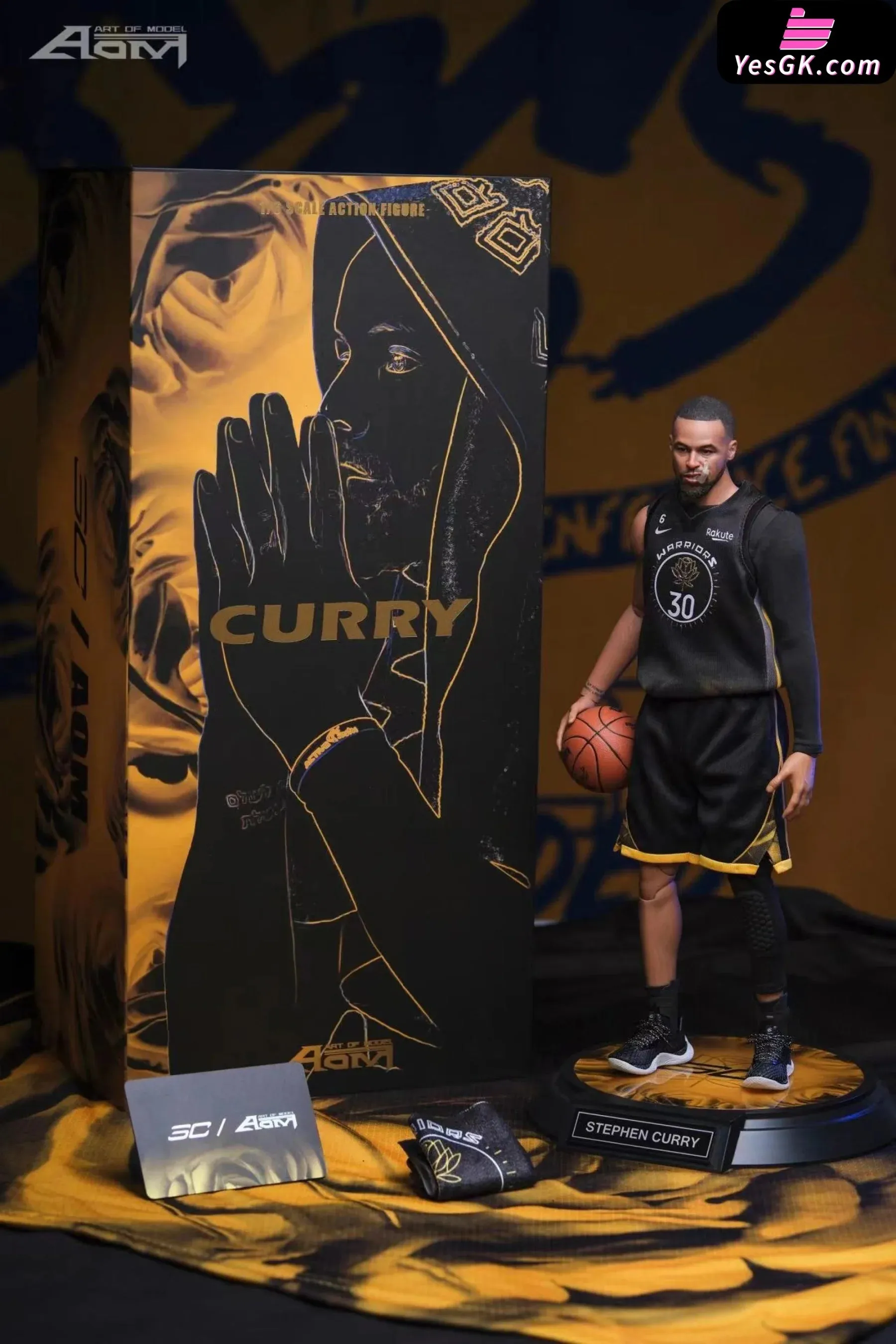 Black Arm Wardell Stephen Curry Golden Rose Set - AOM TOYS Studio [Pre-Order Closed]