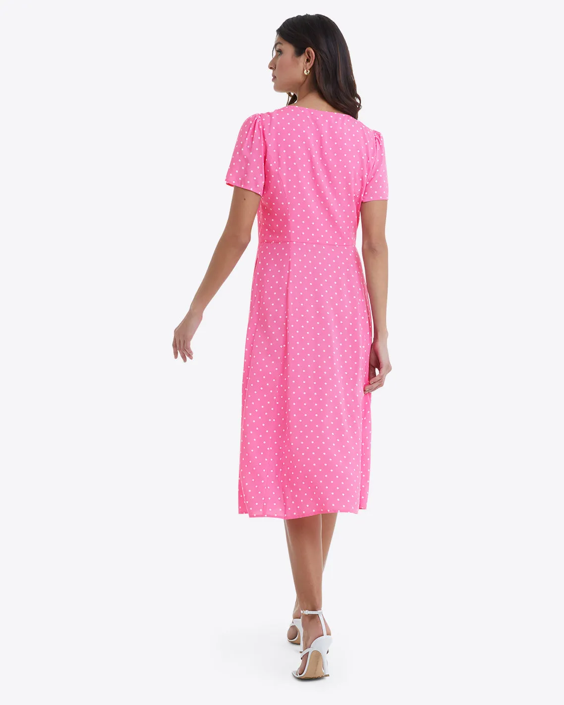 Bonnie Midi Dress in Polka Dots