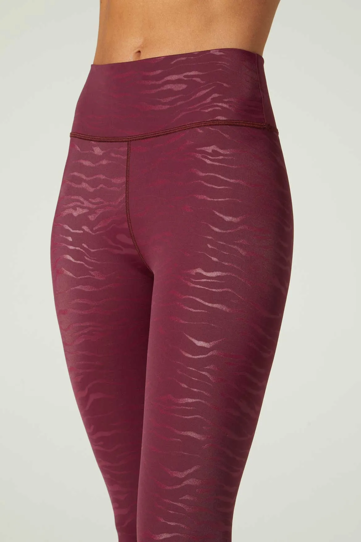 Bowie Legging Tiger Emboss Grape