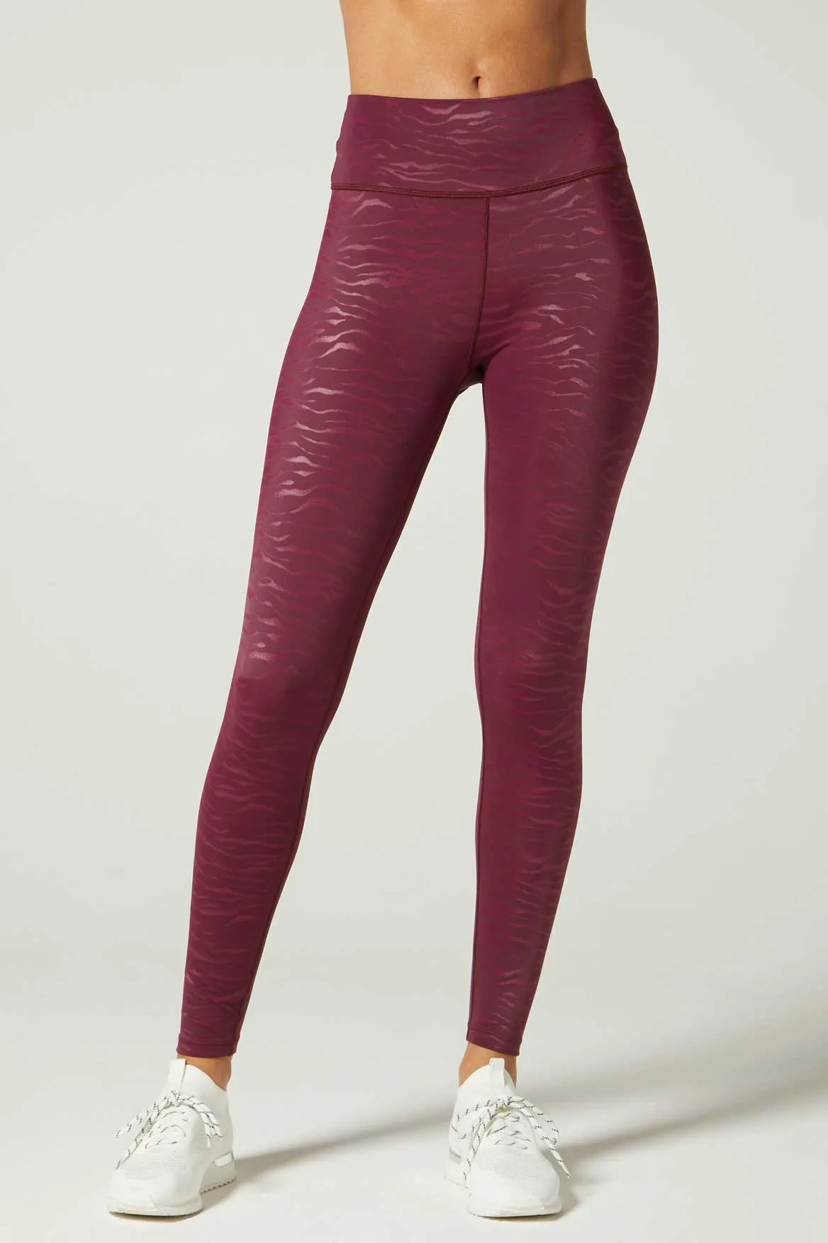 Bowie Legging Tiger Emboss Grape