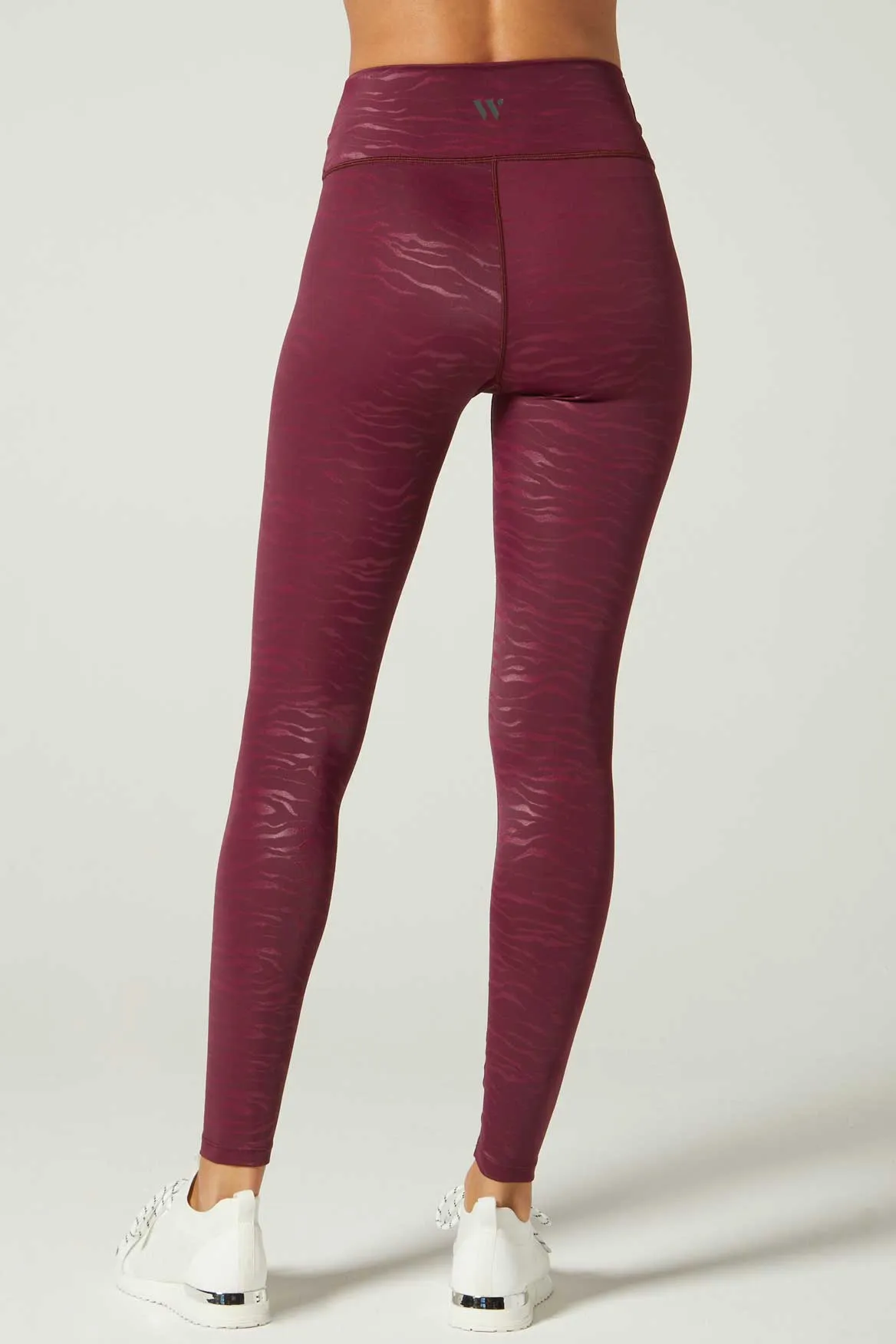 Bowie Legging Tiger Emboss Grape