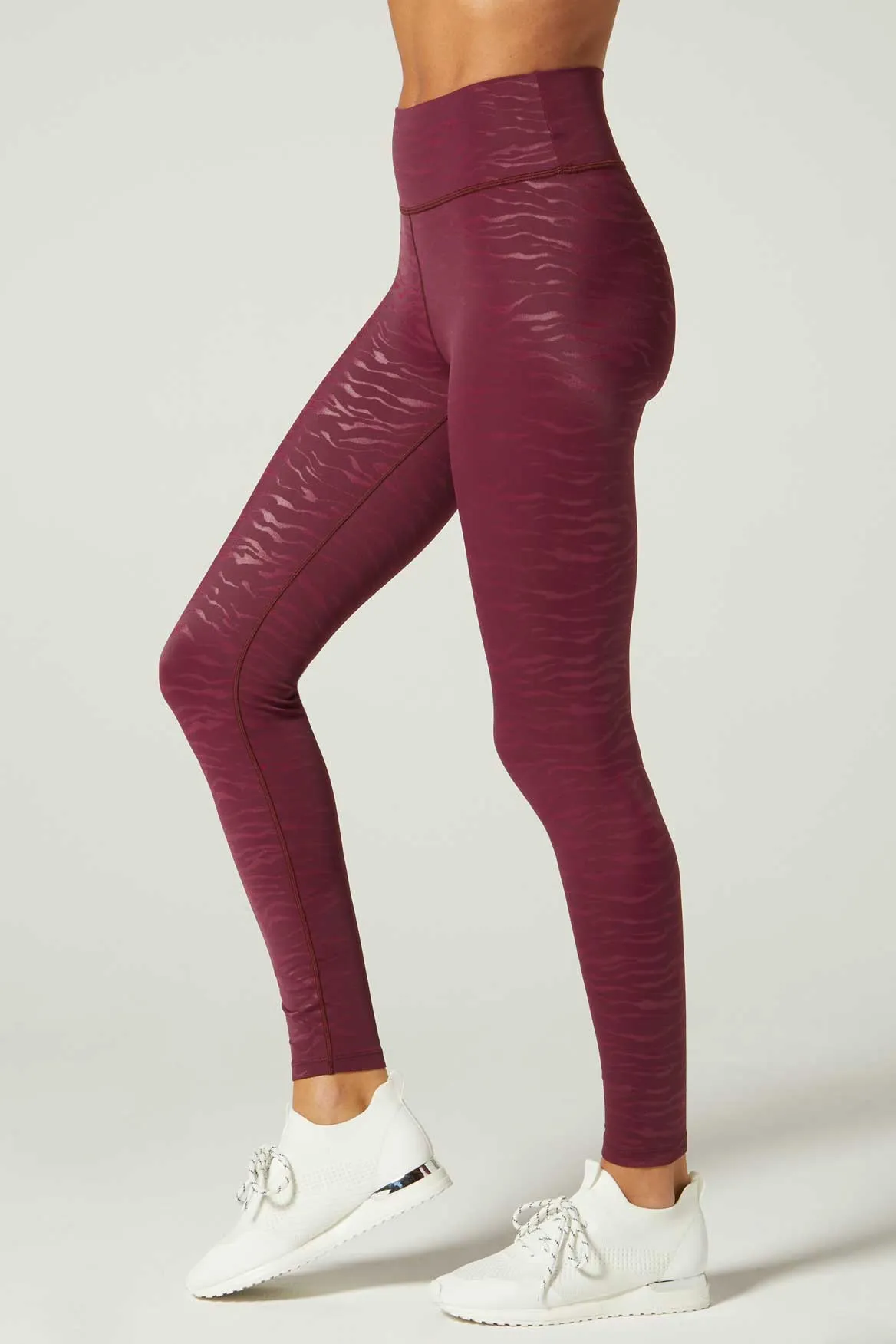 Bowie Legging Tiger Emboss Grape