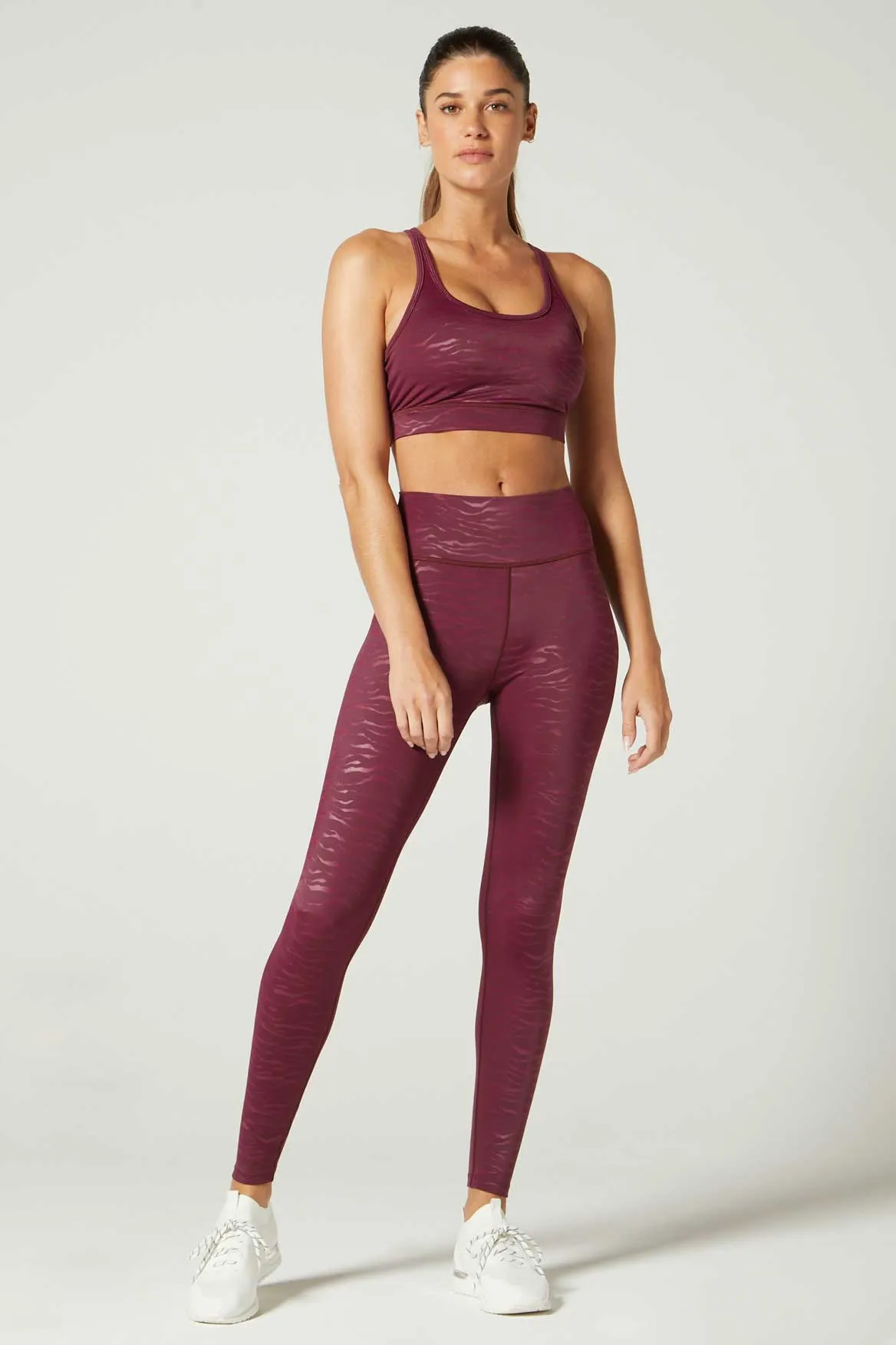 Bowie Legging Tiger Emboss Grape