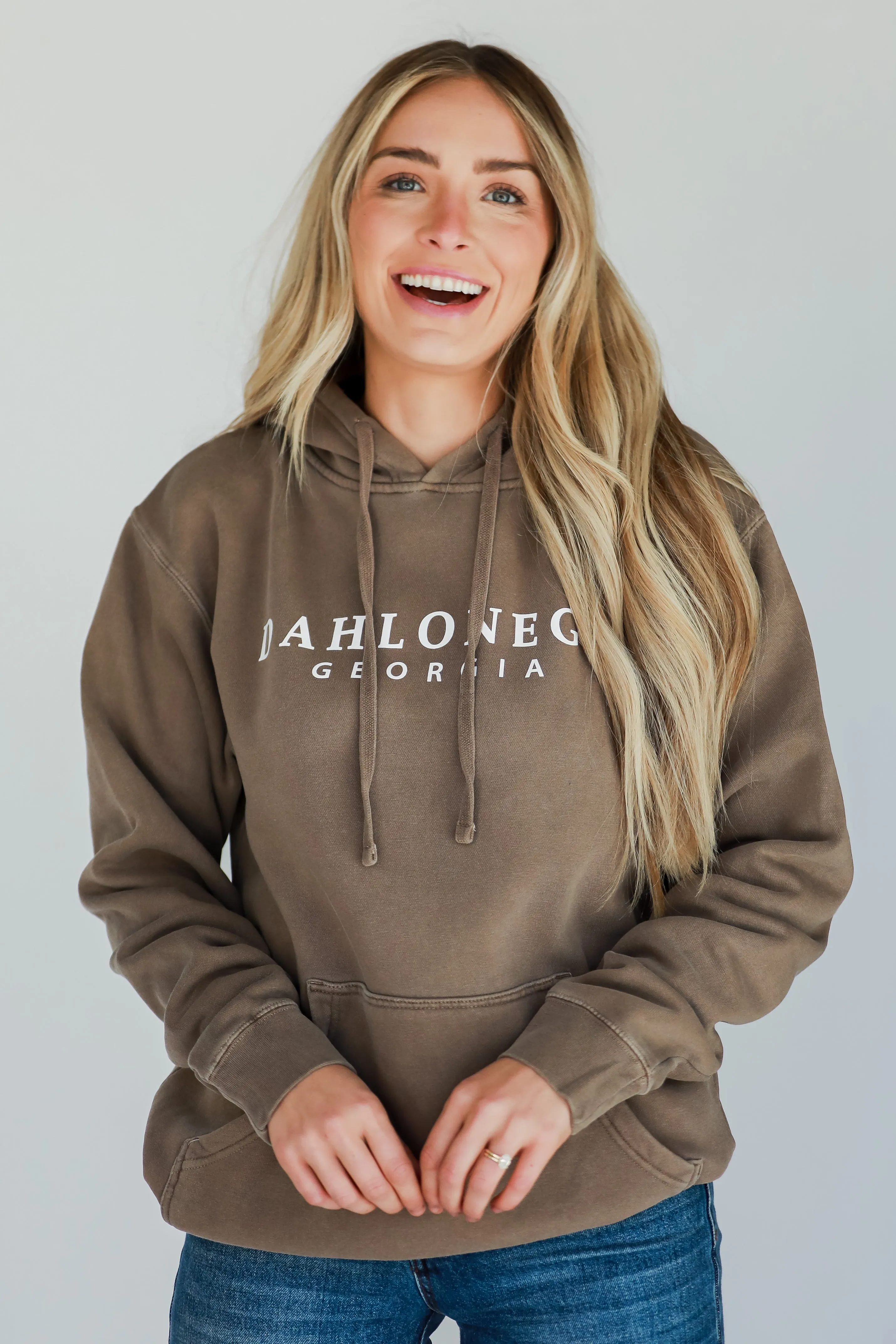 Brown Dahlonega Georgia Hoodie