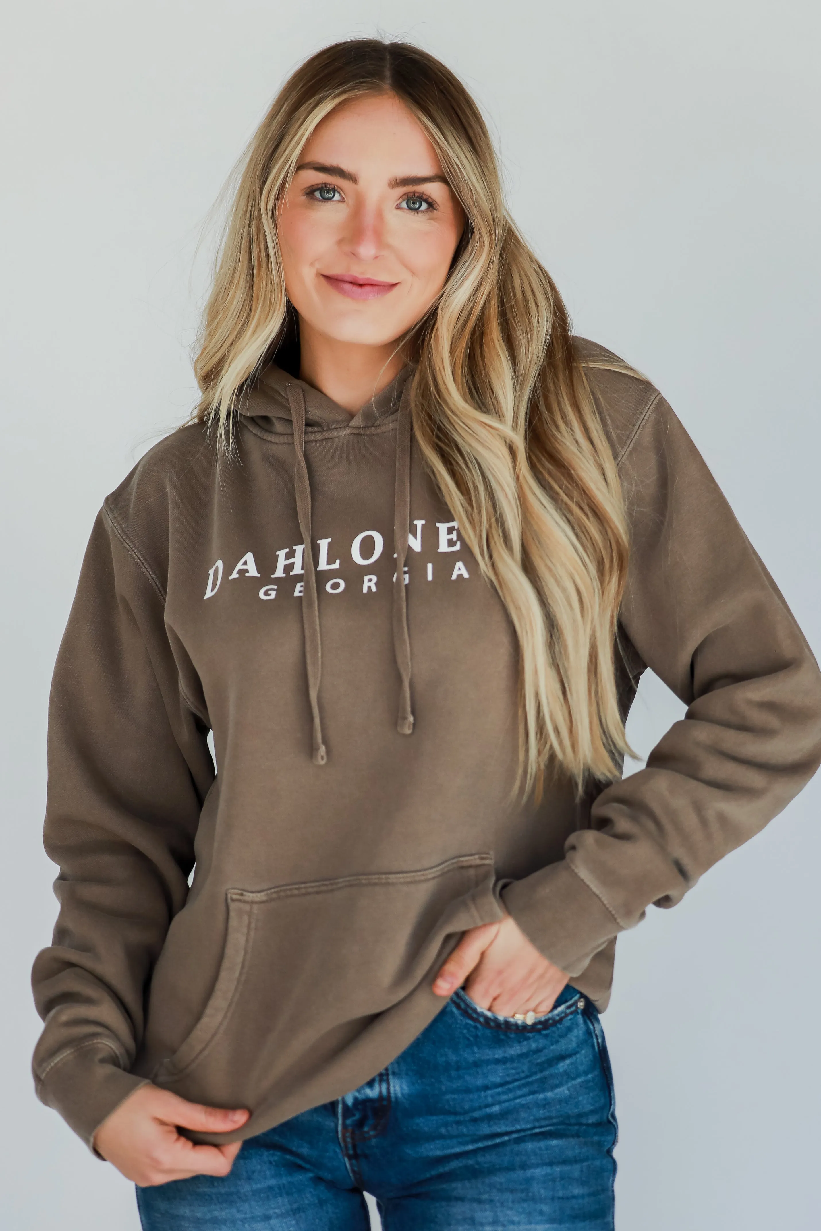 Brown Dahlonega Georgia Hoodie