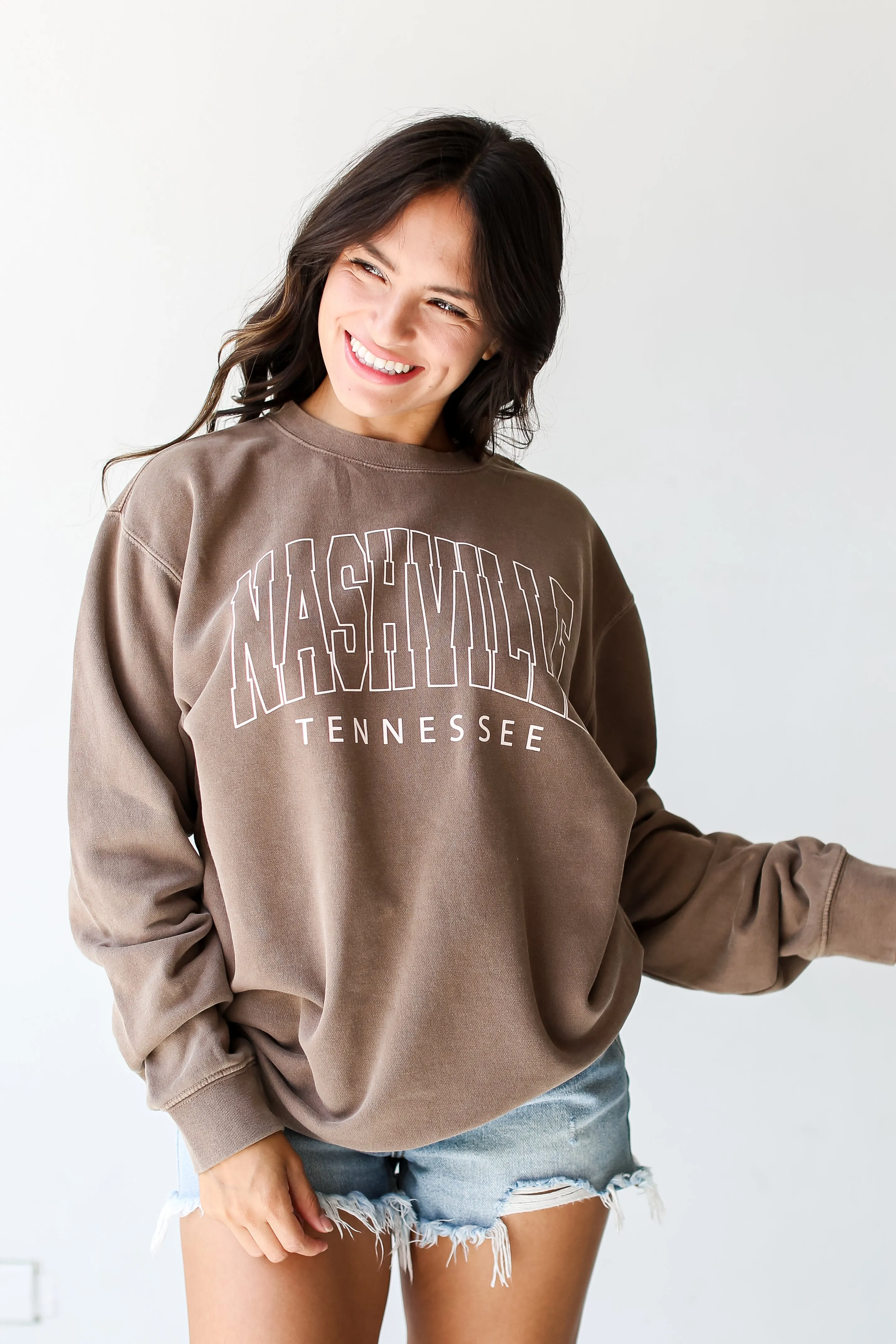 Brown Nashville Tennessee Sweatshirt