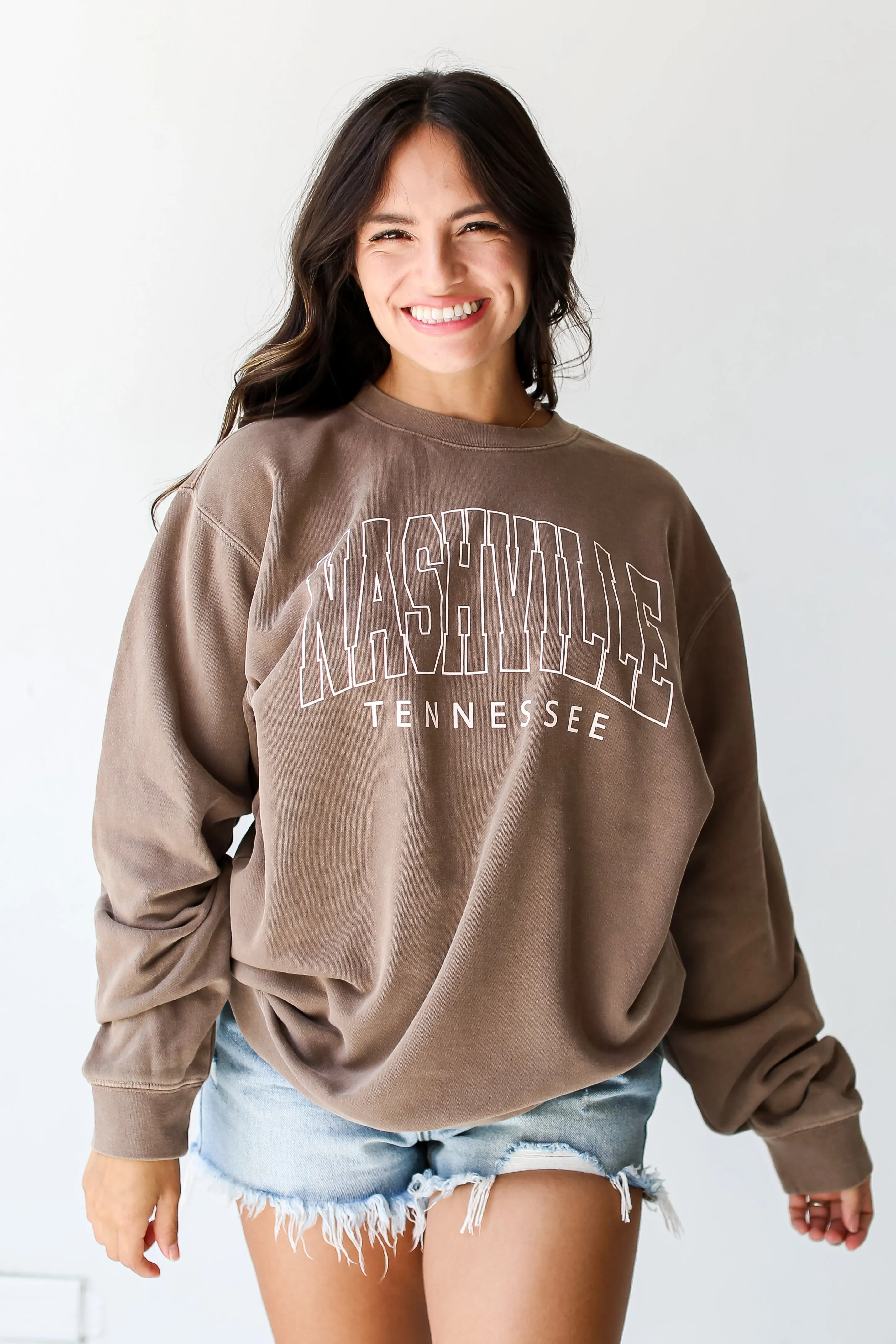 Brown Nashville Tennessee Sweatshirt