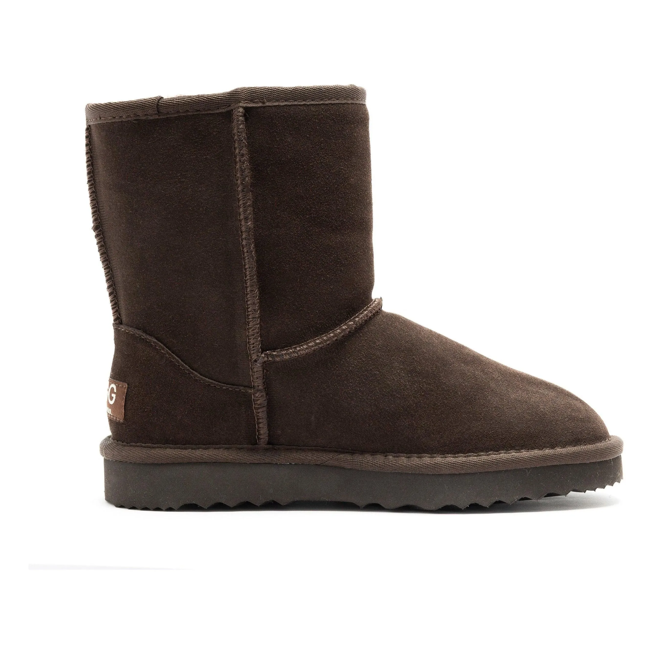 Byron Soul Ugg Classic Short Boots Dark Brown