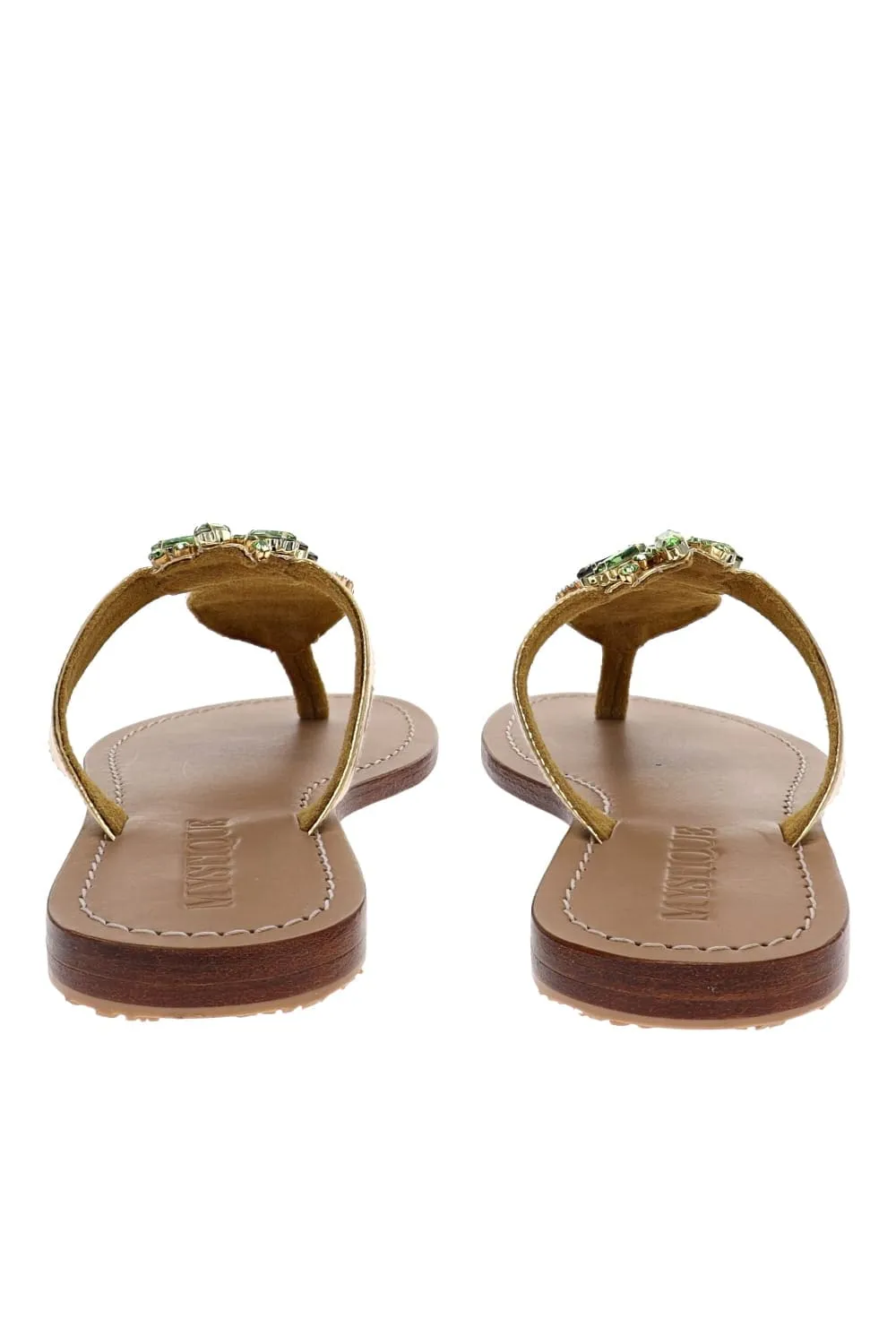 Cabo San Lucas Pineapple Embellished Sandals