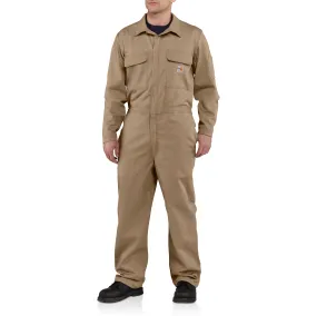 Carhartt Men's Flame Resistant Twill Coverall_Khaki