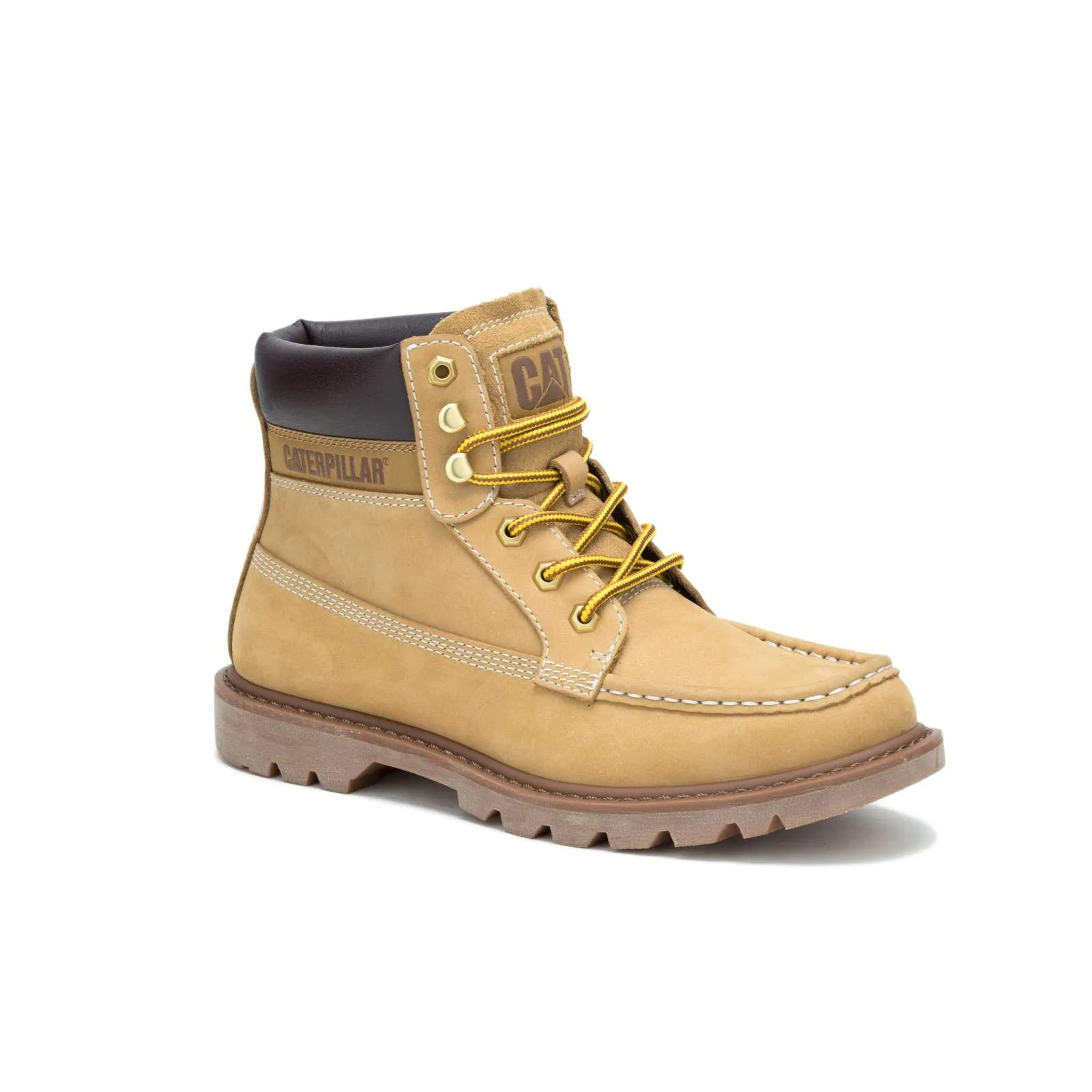 CAT Caterpiller Mens Colorado Moc Toe Leather Ankle Boots