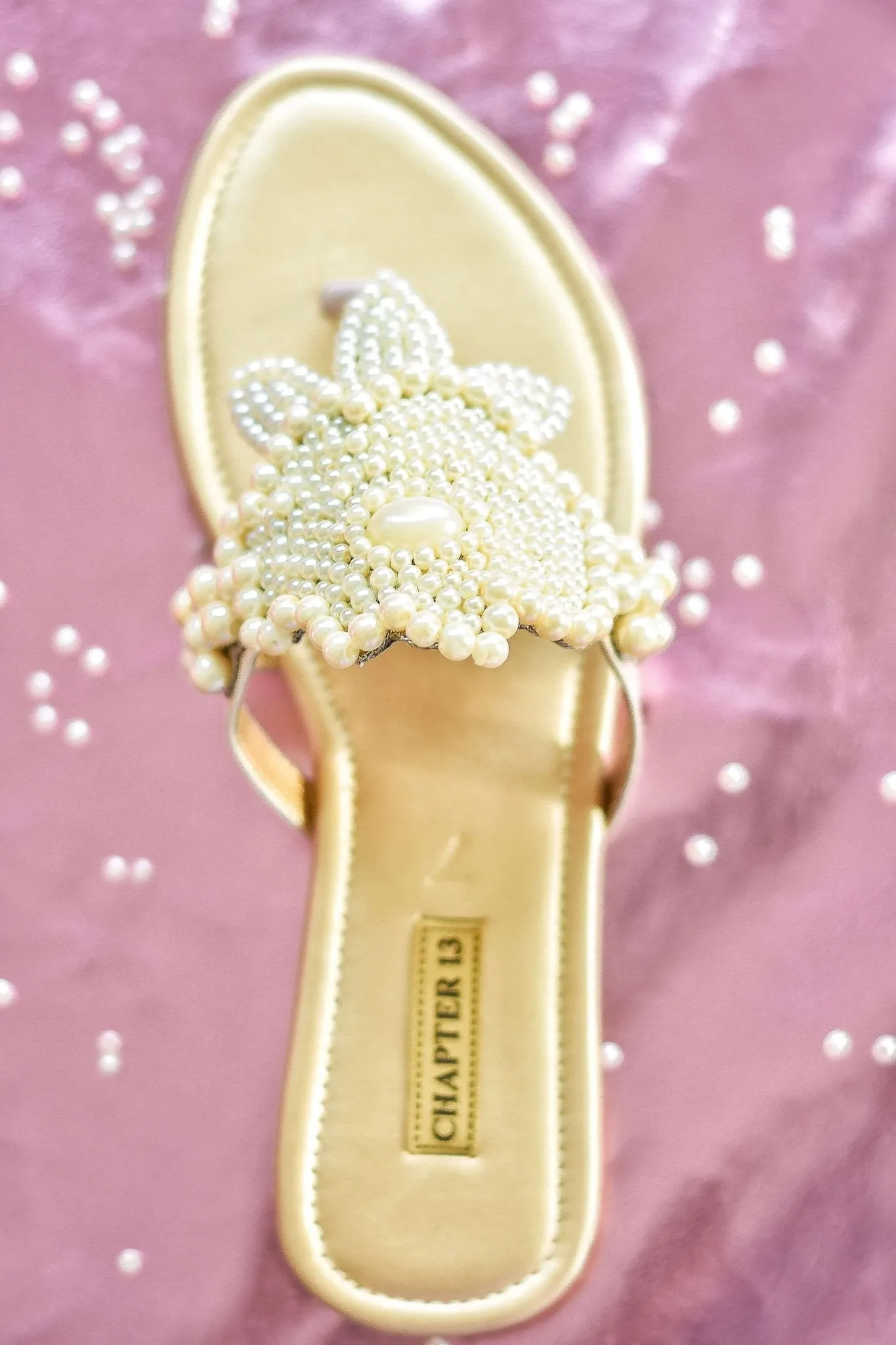 Chappals | Pearly Gulab