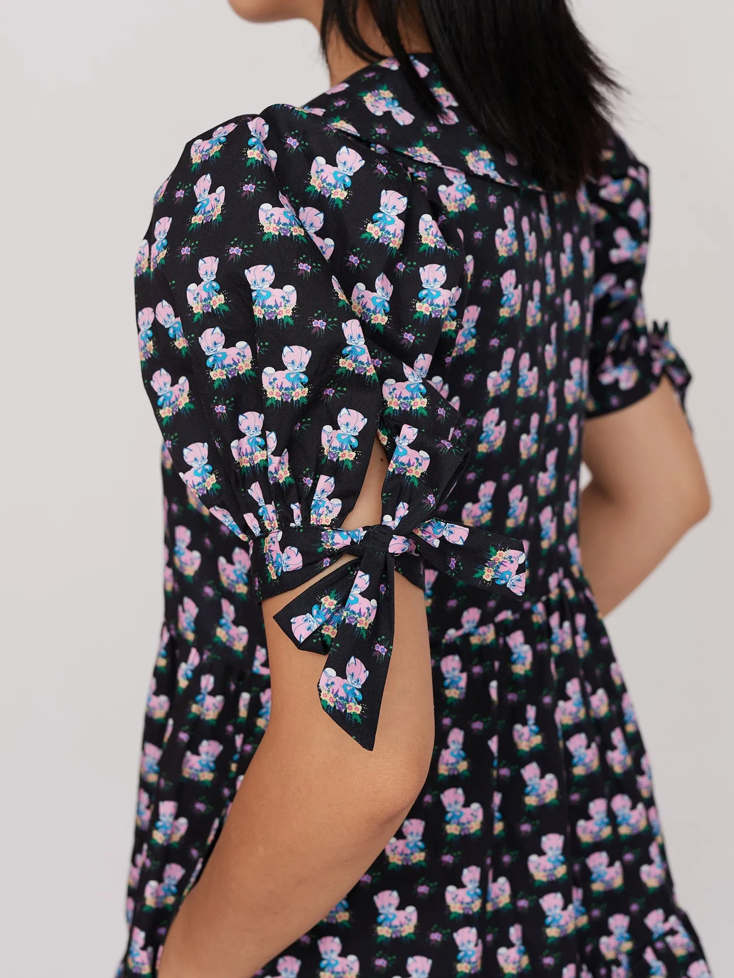 Charming Cat Smock Dress