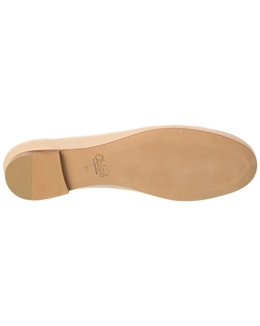 Chloé Lauren Leather Ballerina Flat