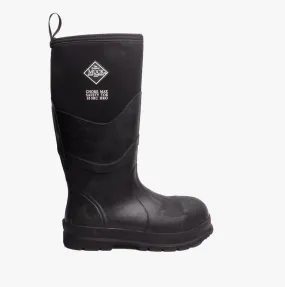 CHORE MAX S5 Unisex Rubber Safety Wellington Boots Black