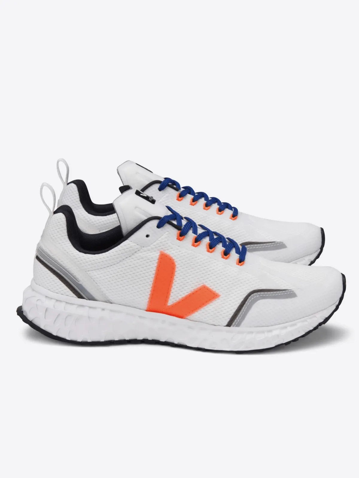 Condor Mesh White Orange Fluo Sneakers