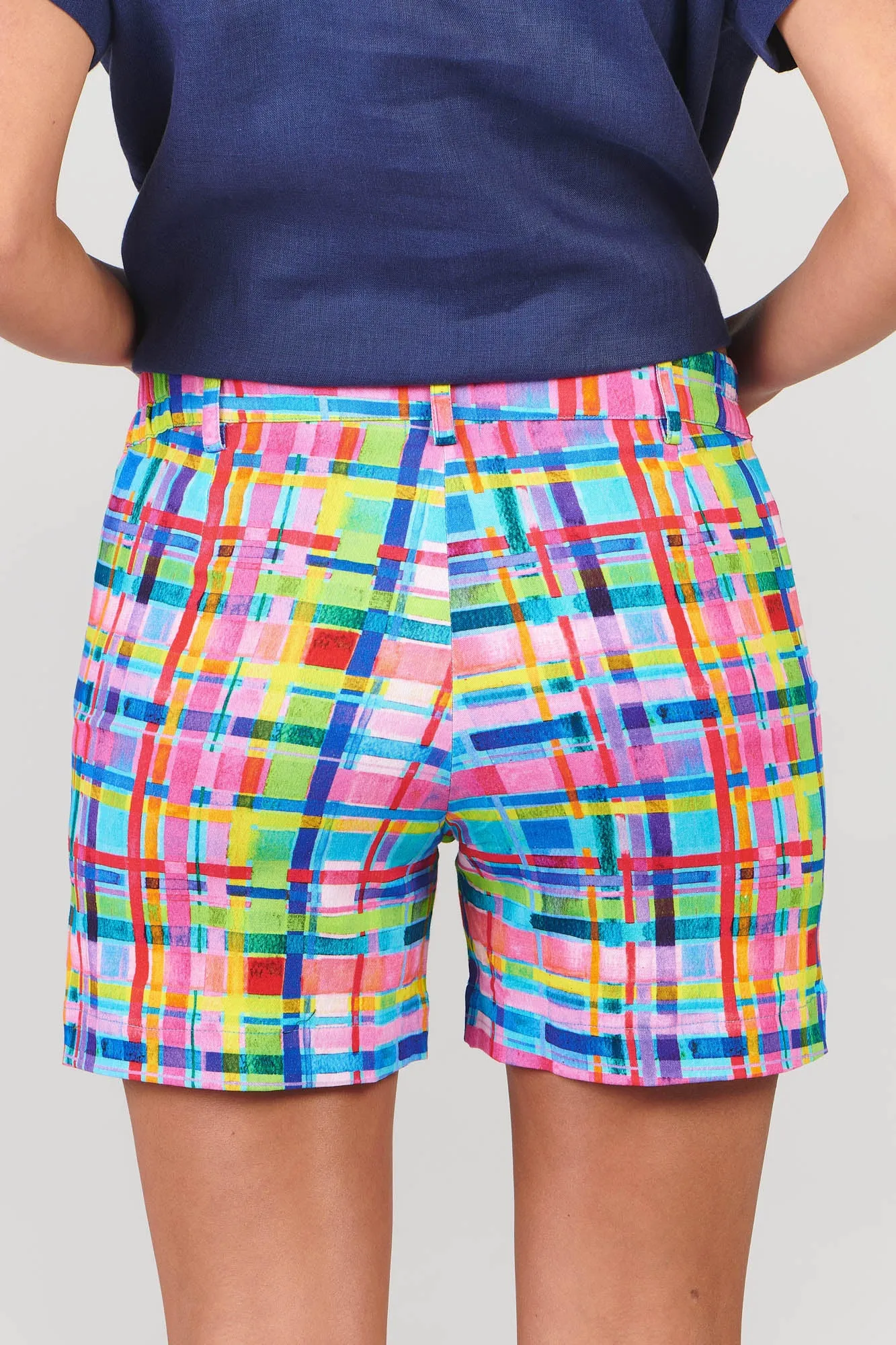 Daisy Shorts Rainbow Gingham