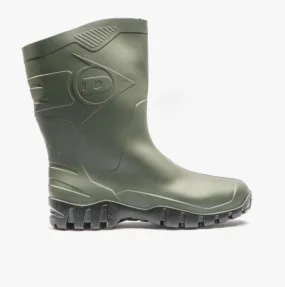 DEE Unisex Half Length Wellington Boots Green